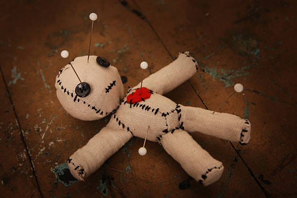 Cute handmade Voodoo Doll (made completely by me) with pins